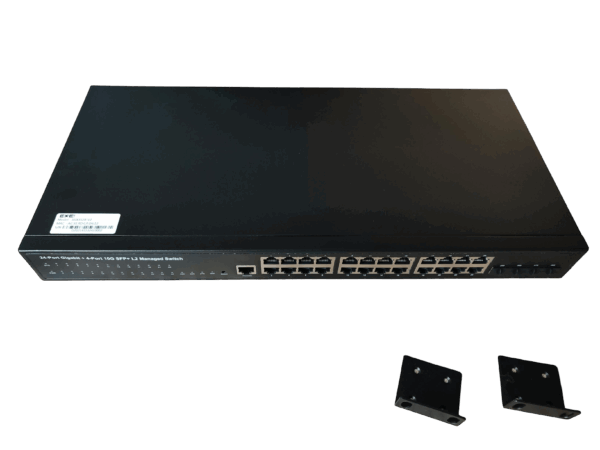Exelink SGX3528-V2 switch za Rack sa 24x10/100/1000 Base-T, 4x1G/10GE Base-X SFP+ porta - Image 2