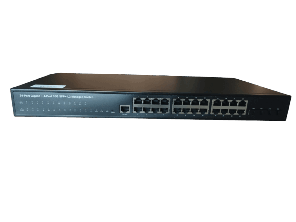 Exelink SGX3728-V2 upravljivi switch za Rack 24x10/100/1000 Base-T,4x1G/10 GE Base-X SFP+ porta L3
