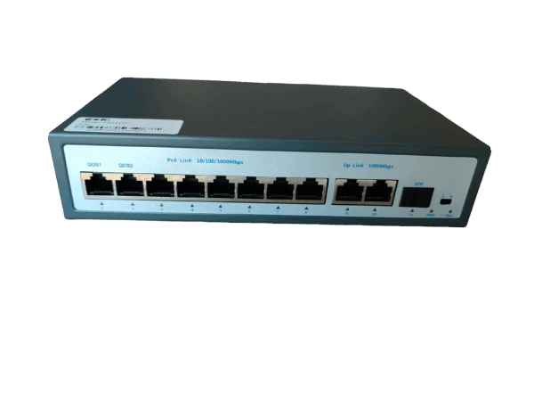 ExeLink SG1211P neupravljivi switch 8x10/100/1000 Base-T(POE/POE+),2x10/100/1000 Base-T 1x1000 Base-T SFP porta