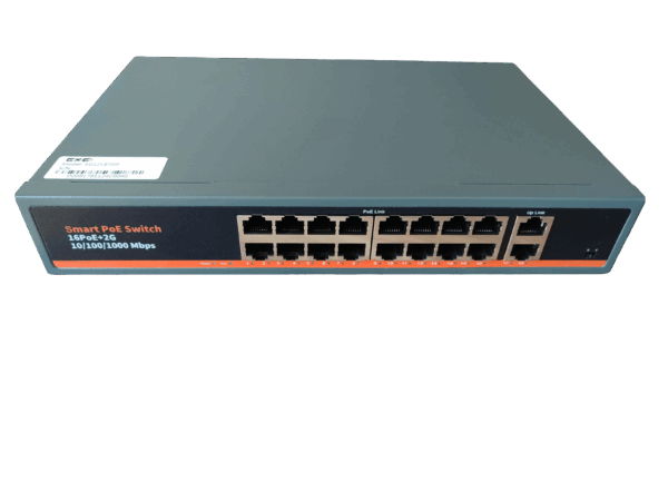 ExeLink SG1218TDP neupravljivi switch 16x10/100/1000 Base-T(POE/POE+),2x10/100/1000 Base-T porta - Image 2