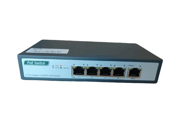 ExeLink SG1005TP(PD) neupravljivi switch 4x10/100/1000 Base-T(POE/POE+) 1x10/100/1000 Base-T(PD) porta - Image 3