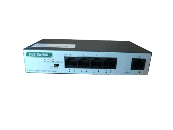 ExeLink SG1005TP neupravljivi  switch 4x10/100/1000 Base-T(POE/POE+) 1x10/100/1000 Base-T porta - Image 2